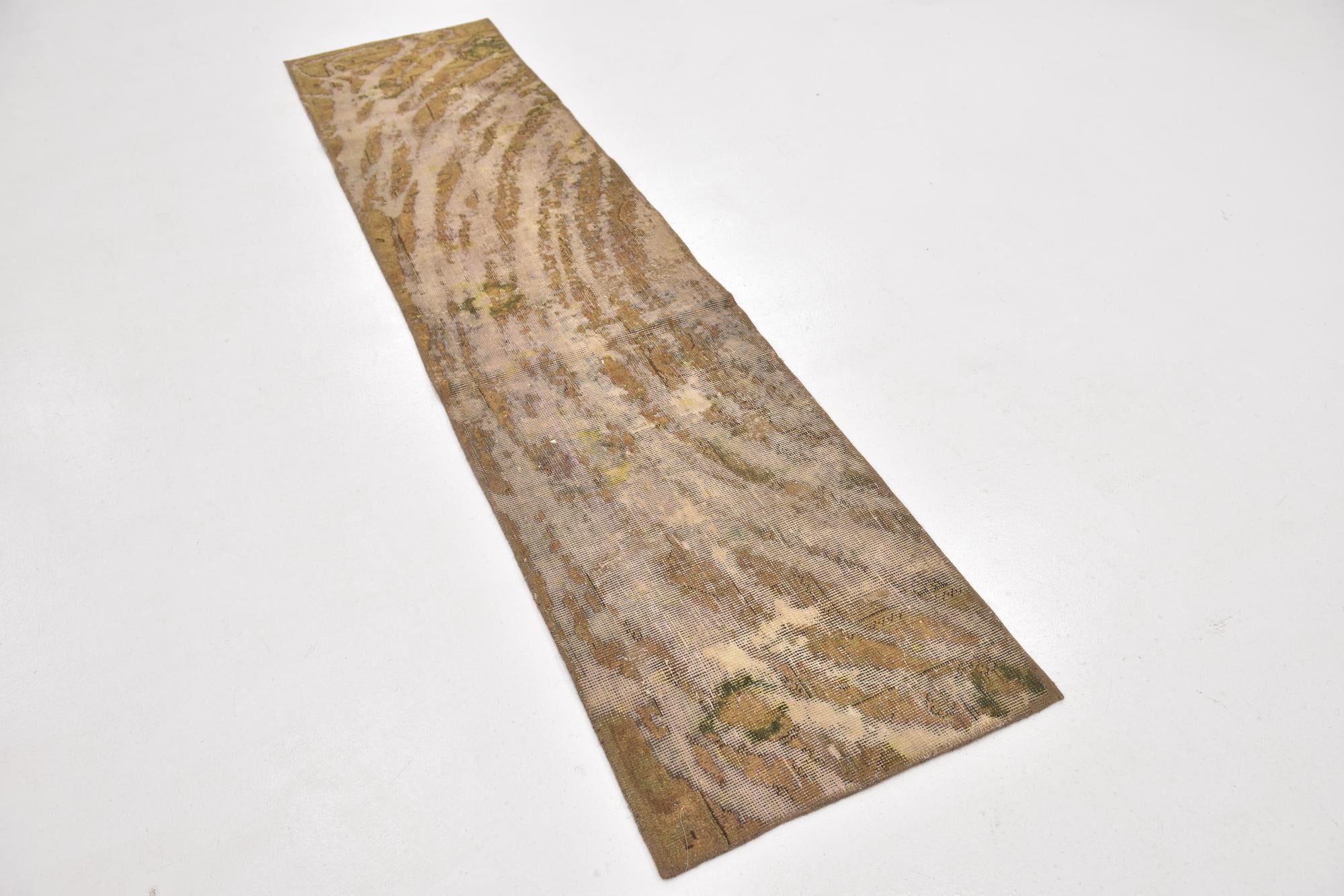 2' 2 x 8' 7 Hand Knotted Ultra Vintage Persian Wool Runner Rug