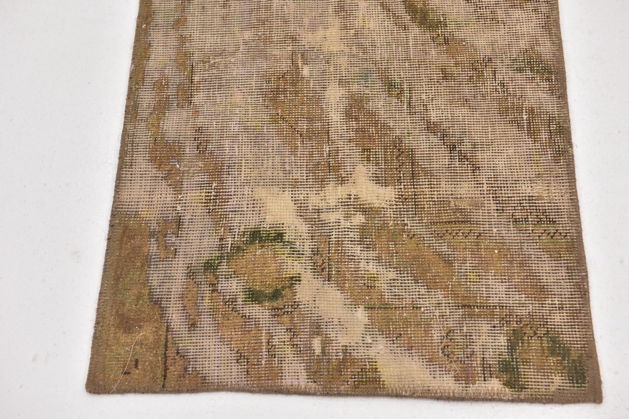 2' 2 x 8' 7 Hand Knotted Ultra Vintage Persian Wool Runner Rug