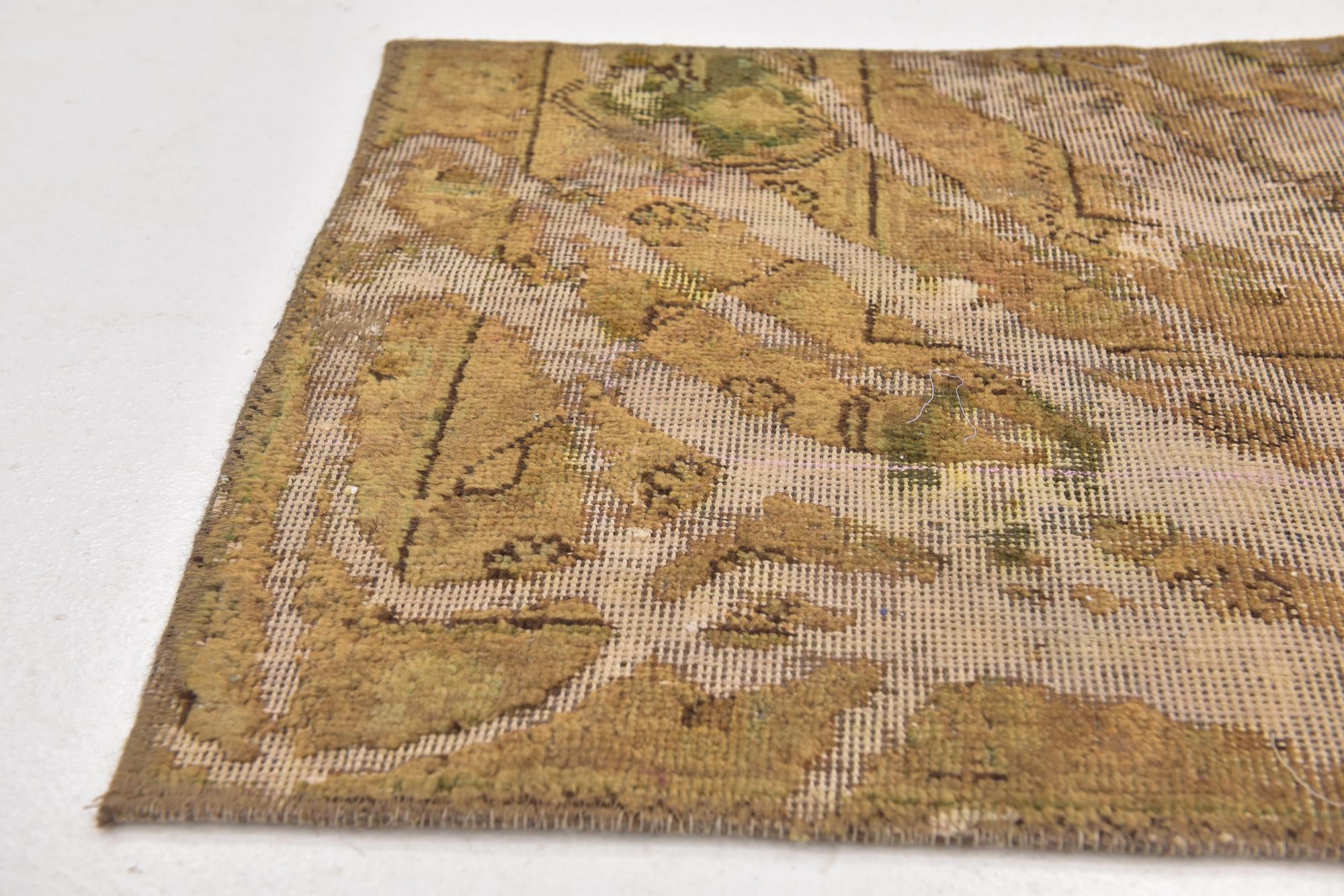 2' 2 x 8' 7 Hand Knotted Ultra Vintage Persian Wool Runner Rug