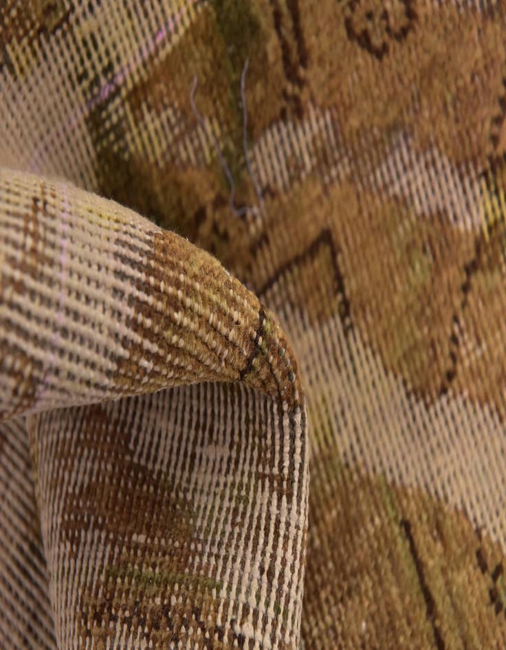 Detail image of 2' 2 x 8' 7  Hand Knotted Ultra Vintage Persian Wool Runner Rug