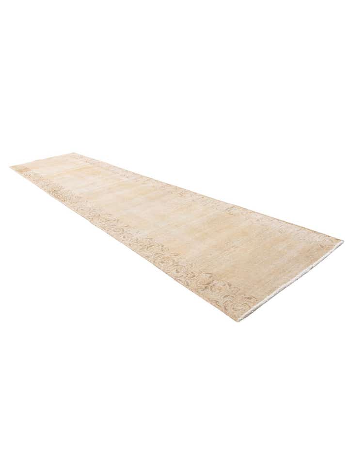 2' 7 x 8' 2 Hand Knotted Ultra Vintage Persian Wool Runner Rug