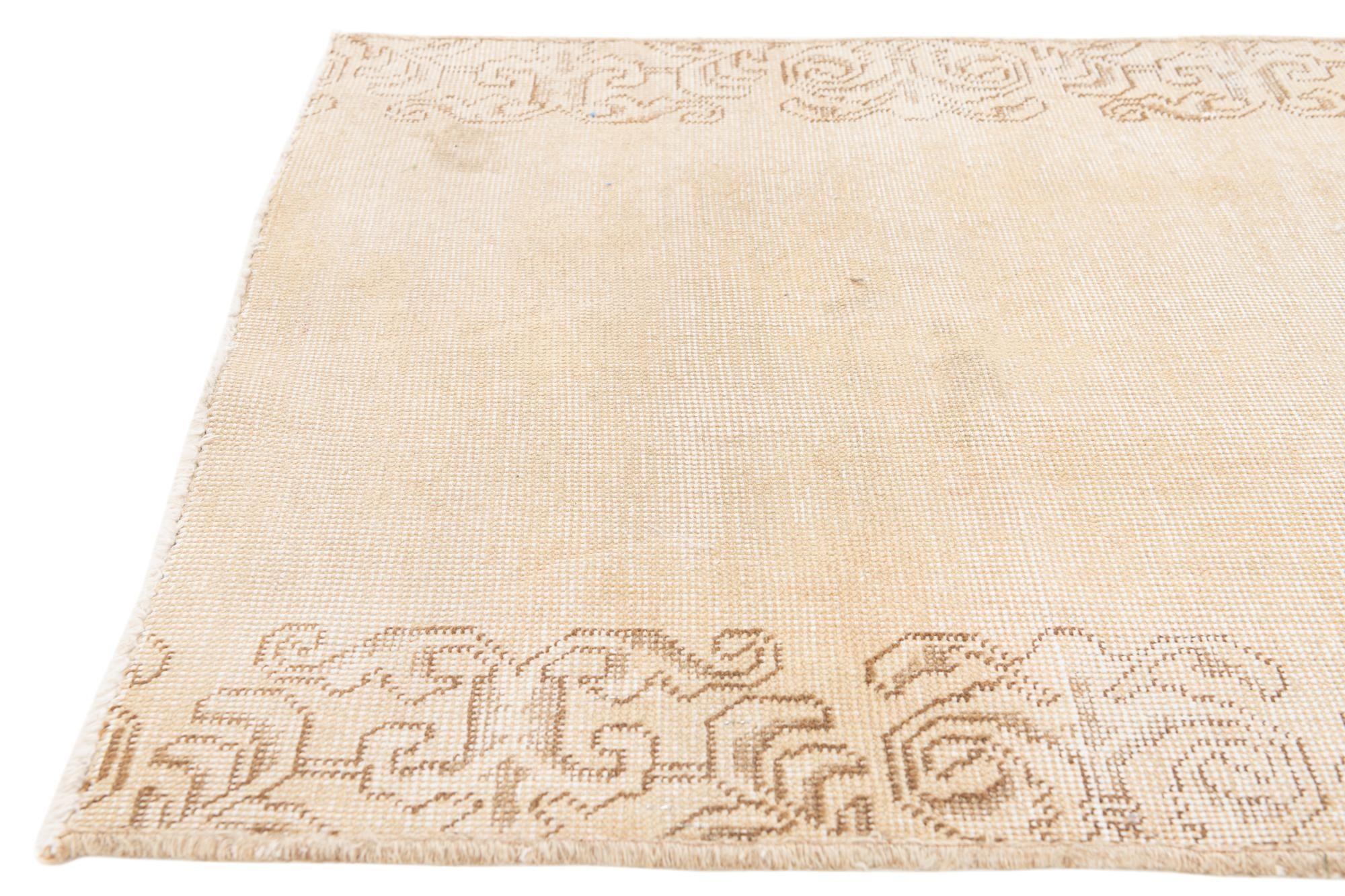 2' 7 x 8' 2 Hand Knotted Ultra Vintage Persian Wool Runner Rug