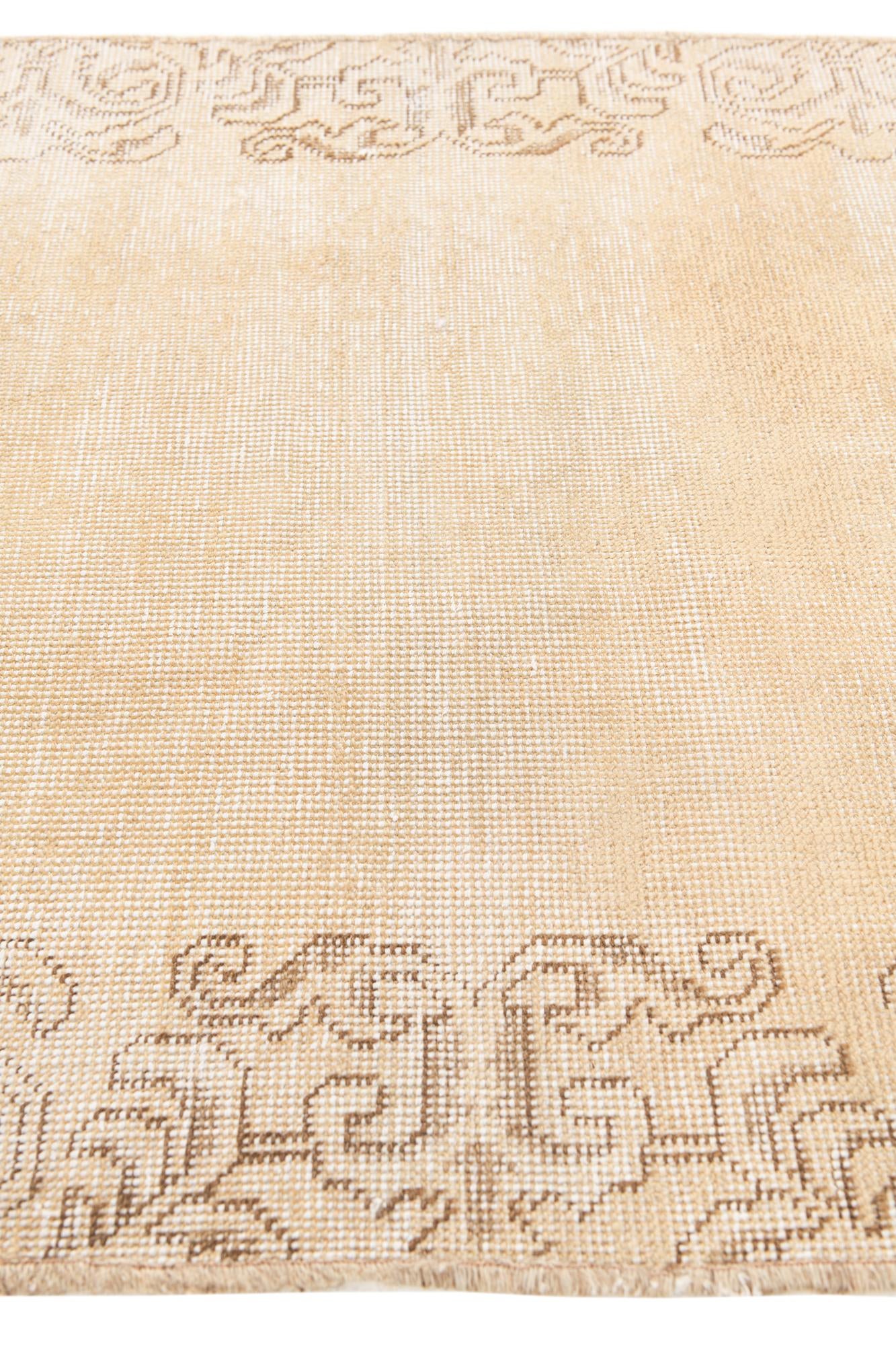 2' 7 x 8' 2 Hand Knotted Ultra Vintage Persian Wool Runner Rug