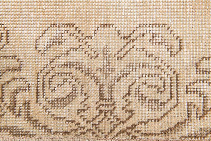 2' 7 x 8' 2 Hand Knotted Ultra Vintage Persian Wool Runner Rug