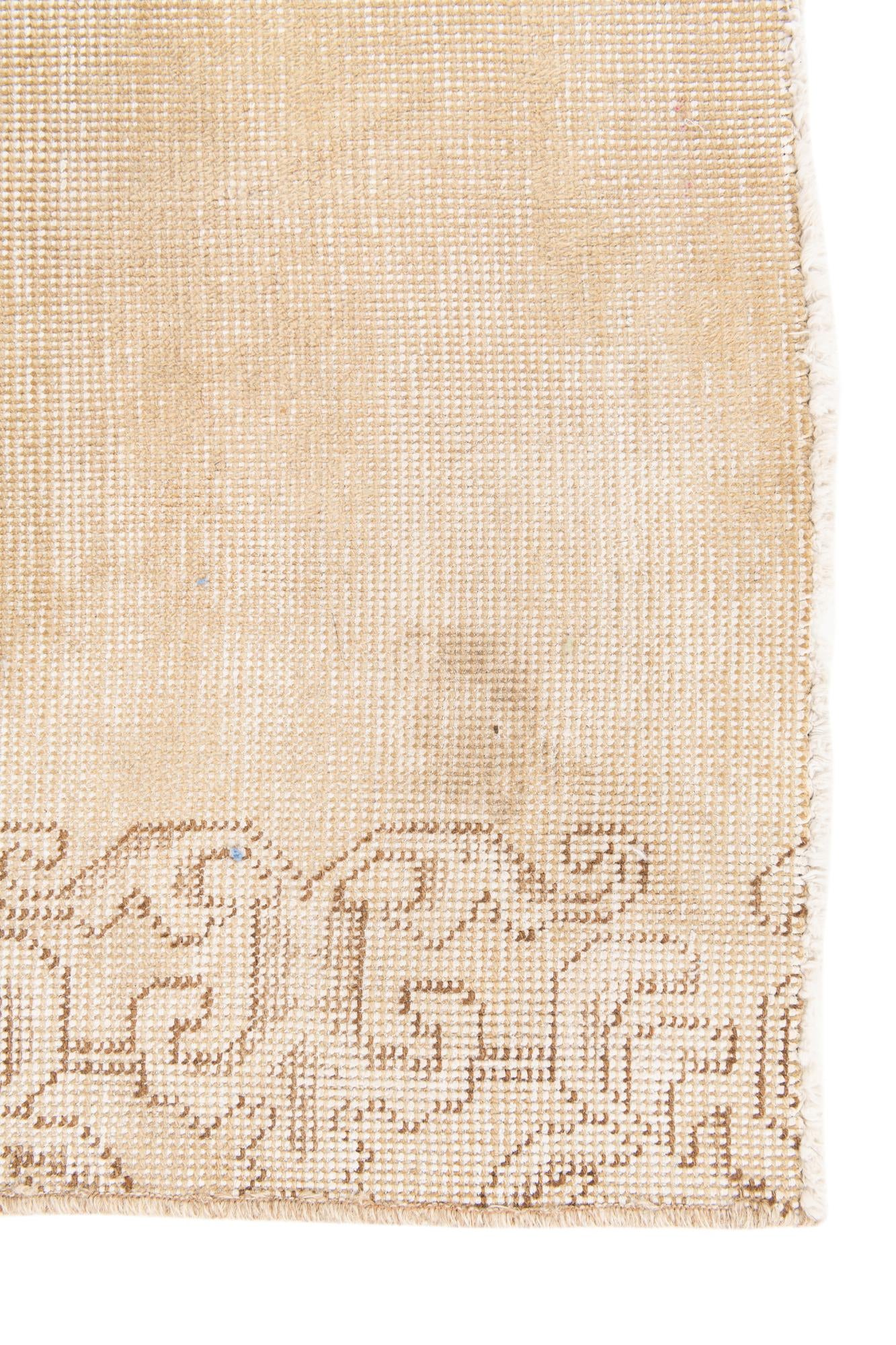 2' 7 x 8' 2 Hand Knotted Ultra Vintage Persian Wool Runner Rug