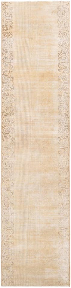 Detail image of 2' 7 x 8' 2 Hand Knotted Ultra Vintage Persian Wool Runner Rug