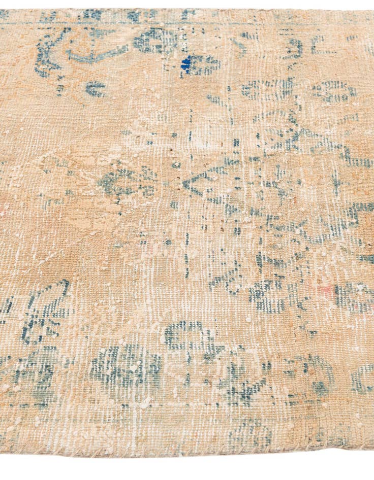 Detail image of 3' x 6' 8  Hand Knotted Ultra Vintage Persian Wool Runner Rug