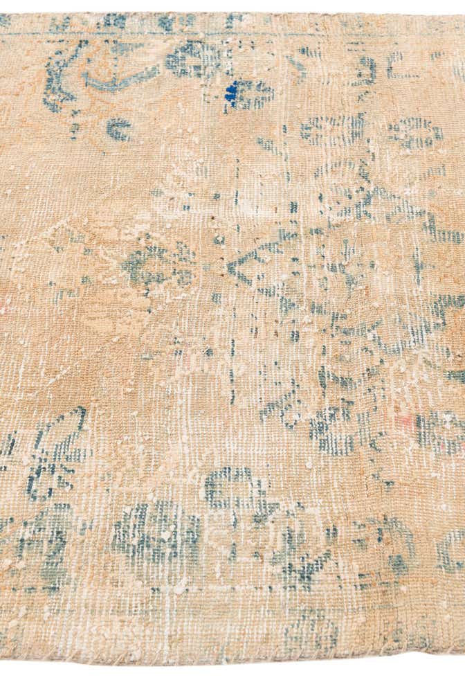 3' x 6' 8 Hand Knotted Ultra Vintage Persian Wool Runner Rug