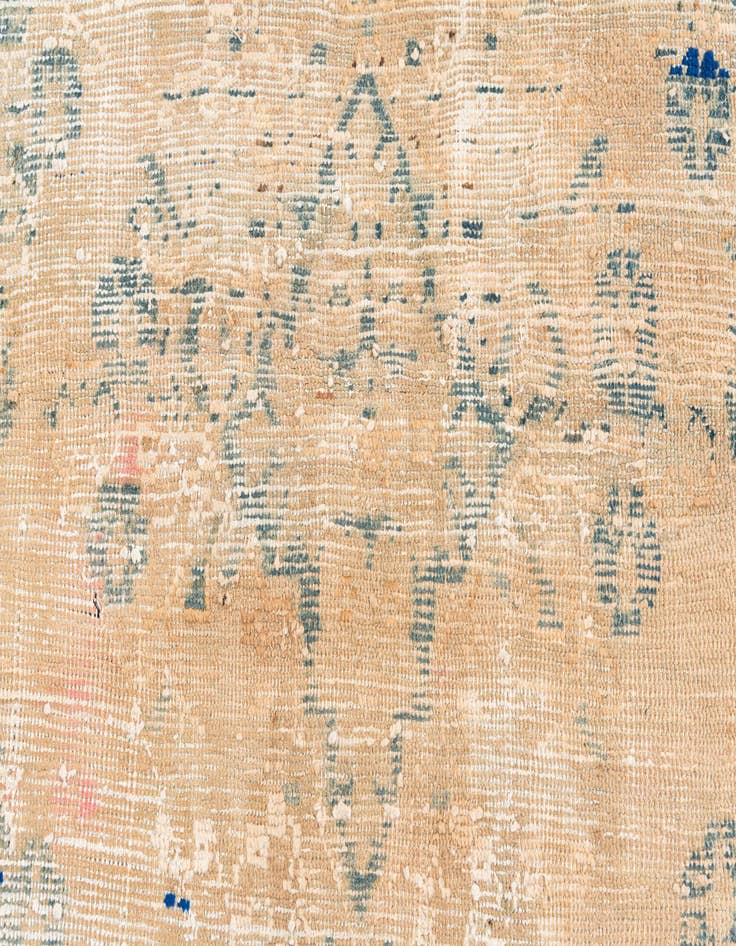 Detail image of 3' x 6' 8  Hand Knotted Ultra Vintage Persian Wool Runner Rug