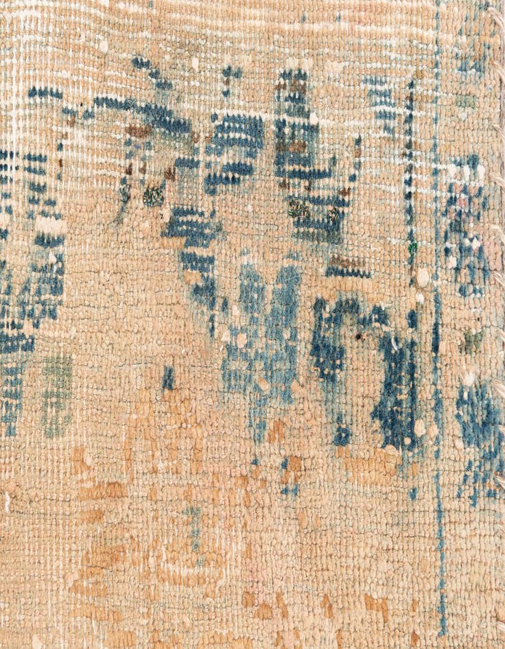 Detail image of 3' x 6' 8  Hand Knotted Ultra Vintage Persian Wool Runner Rug