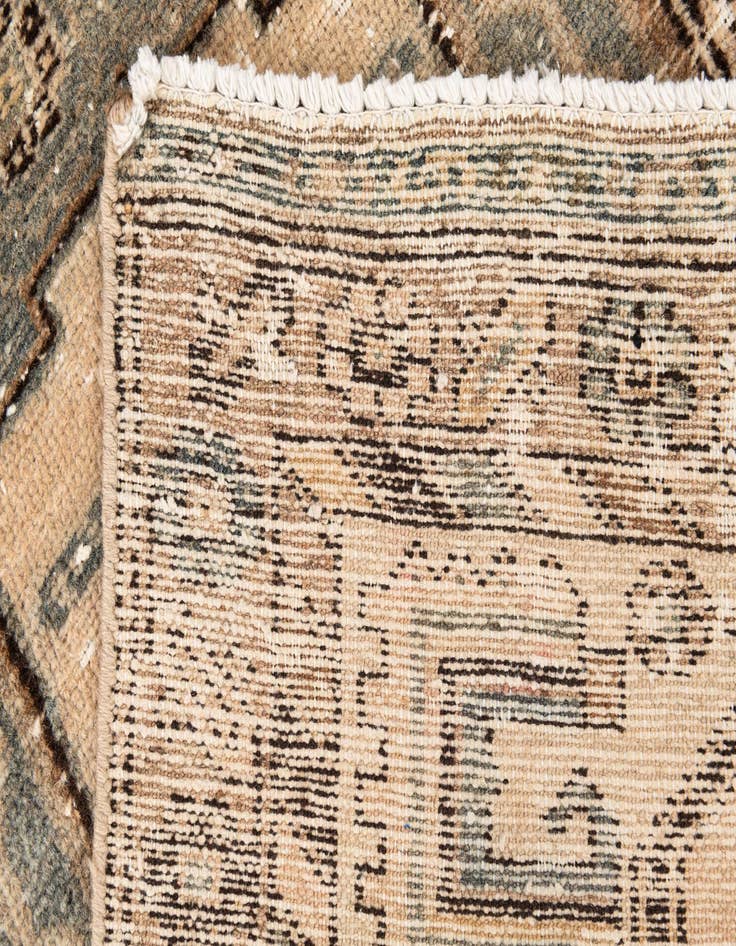 Detail image of 2' 9 x 6' 2  Hand Knotted Ultra Vintage Persian Wool Runner Rug