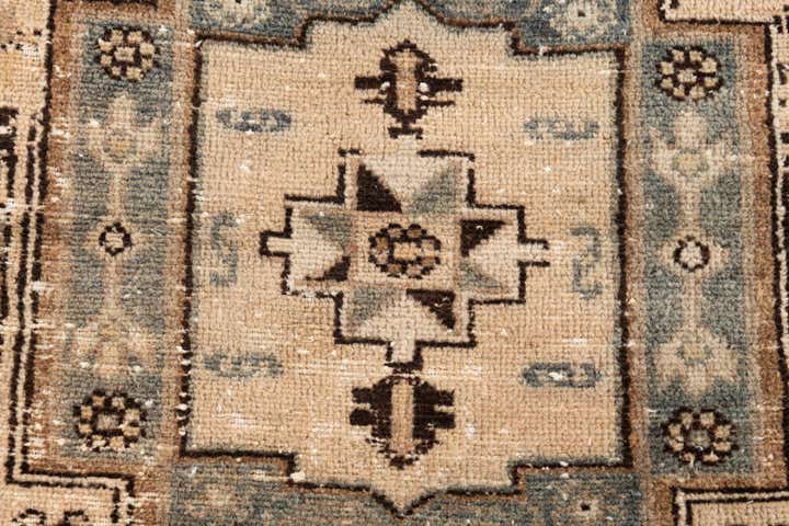 2' 9 x 6' 2 Hand Knotted Ultra Vintage Persian Wool Runner Rug
