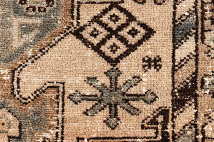 2' 9 x 6' 2 Hand Knotted Ultra Vintage Persian Wool Runner Rug