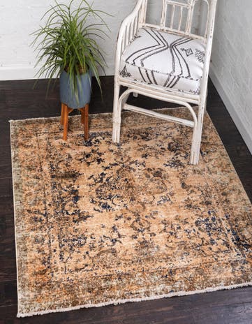 Tan Graham Square Rug