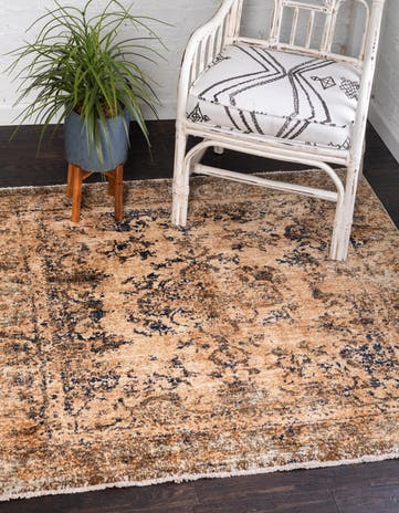 Tan Graham Square Rug