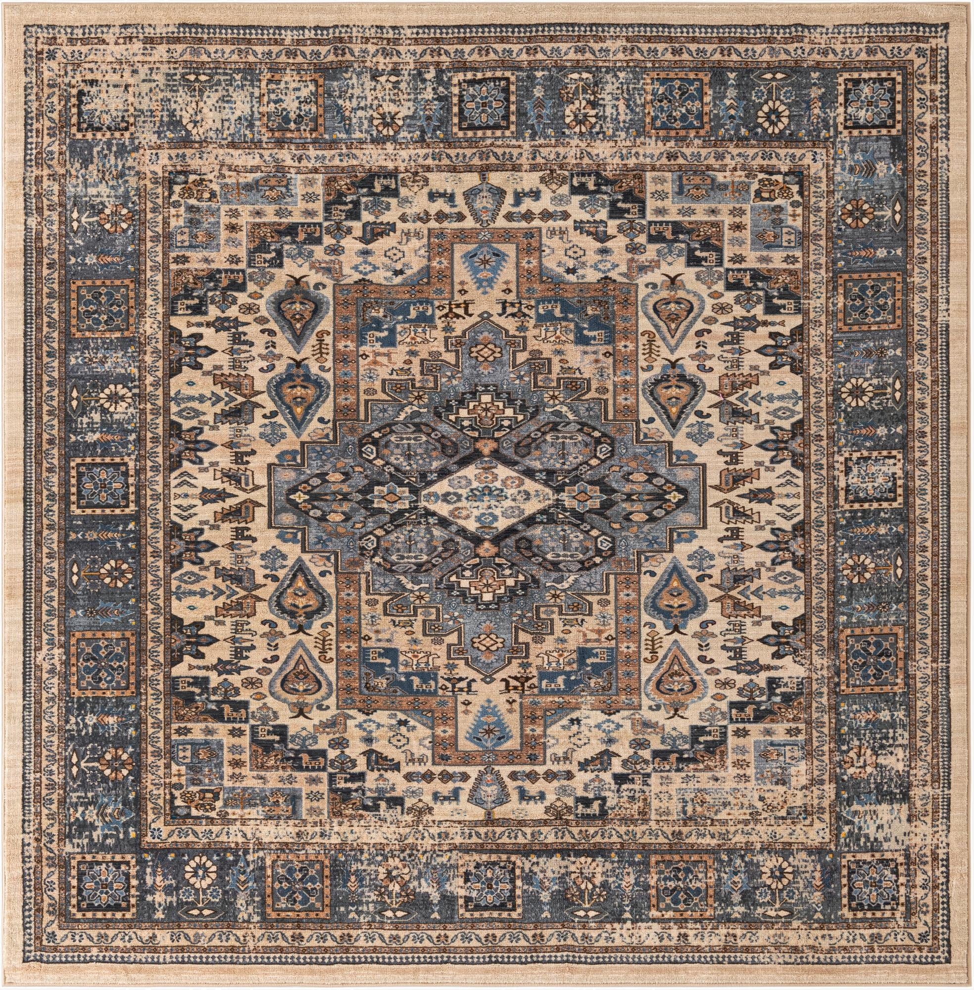 7' 10 x 7' 10 Medina Square Rug