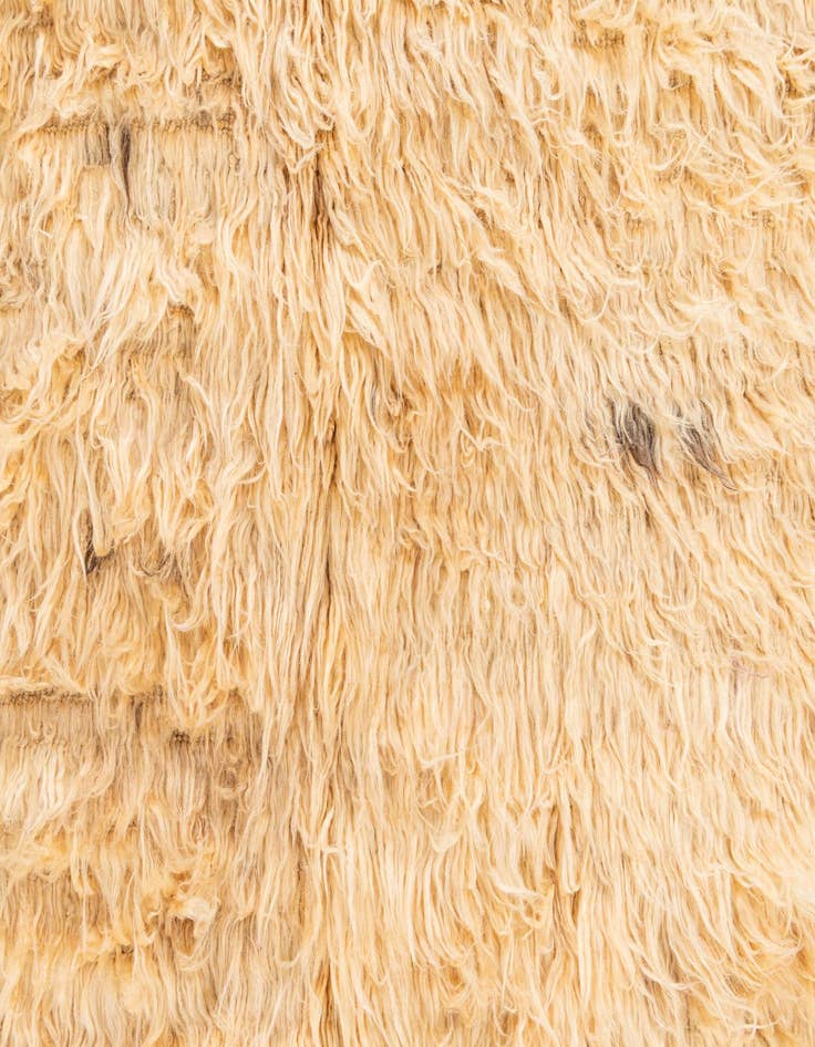 Detail image of 9' 8 x 10'  Hand Knotted Moroccan Wool Square Rug