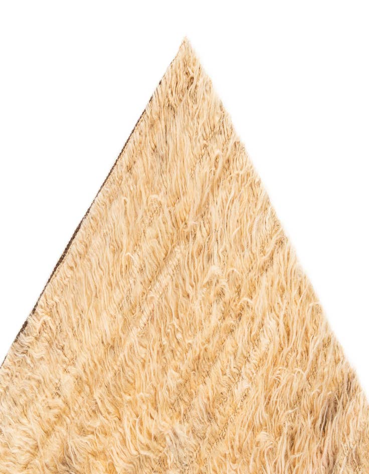 Detail image of 9' 8 x 10'  Hand Knotted Moroccan Wool Square Rug