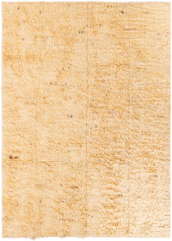 9' 8 x 10' Hand Knotted Moroccan Wool Square Rug