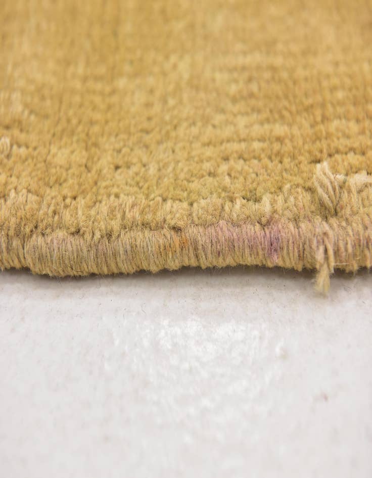 Detail image of 4' 6 x 5' 4  Hand Knotted Oushak Wool Square Rug