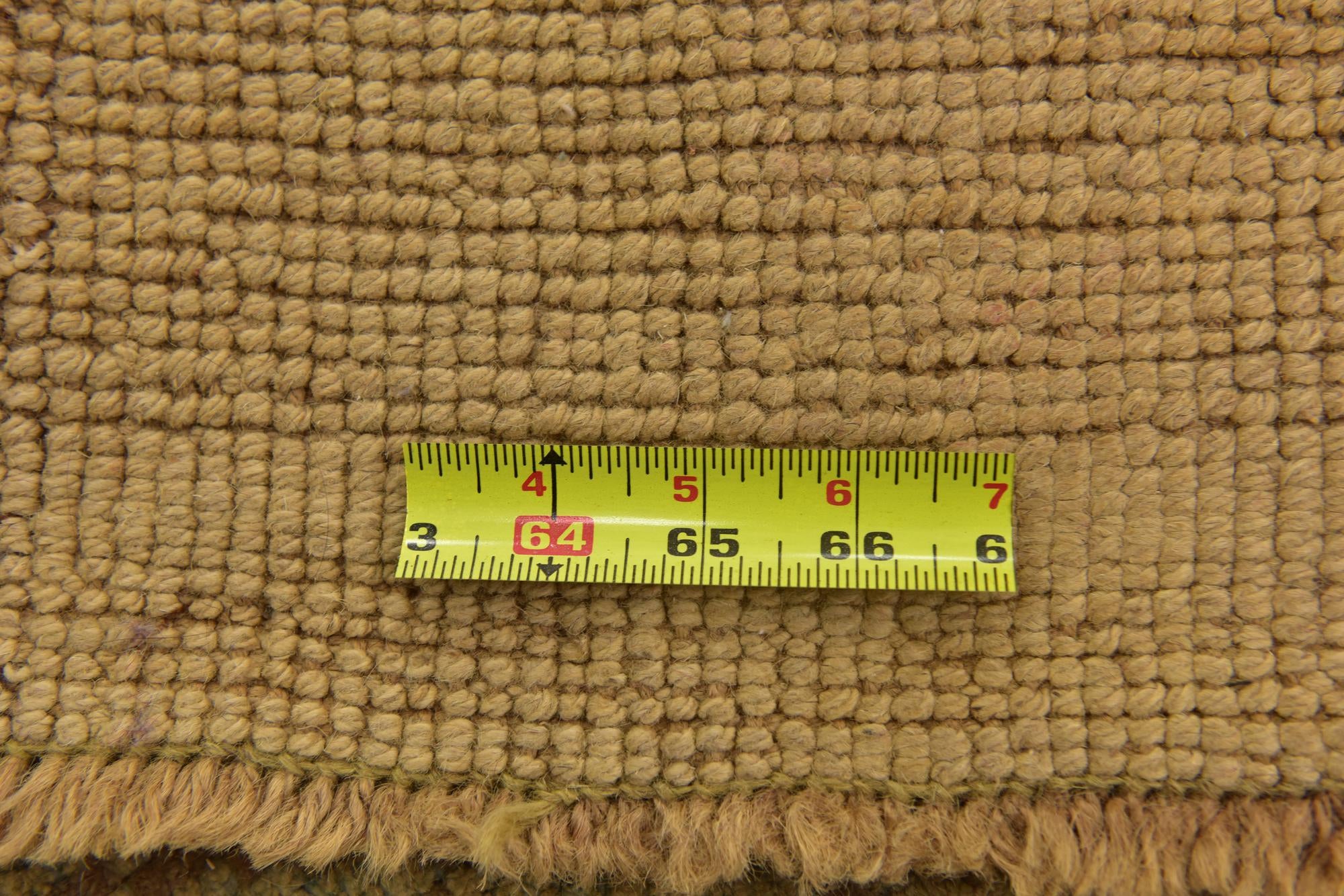 4' 6 x 5' 4 Hand Knotted Oushak Wool Square Rug