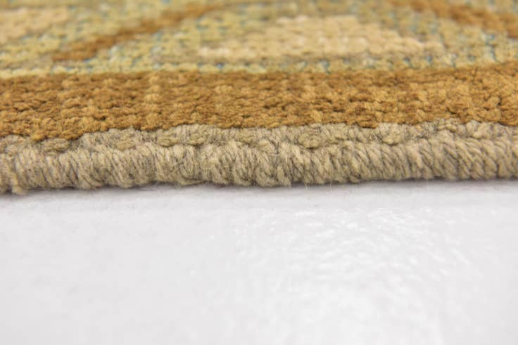 Detail image of 3' 8 x 3' 10 Hand Knotted Oushak Wool Square Rug