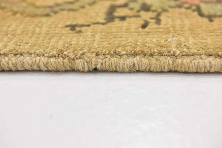 3' 6 x 4' Hand Knotted Oushak Wool Square Rug