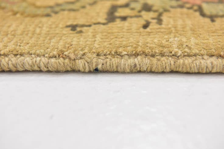 Detail image of 3' 6 x 4' Hand Knotted Oushak Wool Square Rug