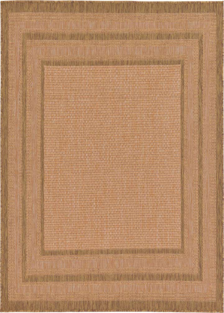 6' x 6' Easy-Clean Border Indoor / Outdoor Square Rug