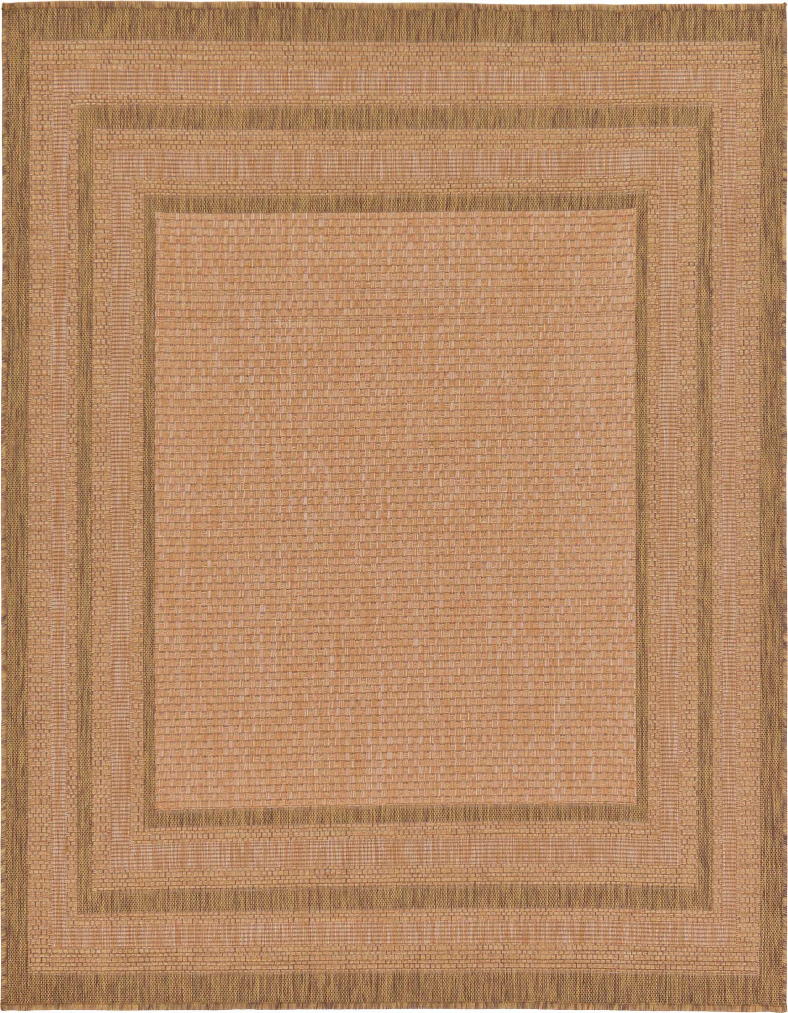 6' x 6' Easy-Clean Border Indoor / Outdoor Square Rug