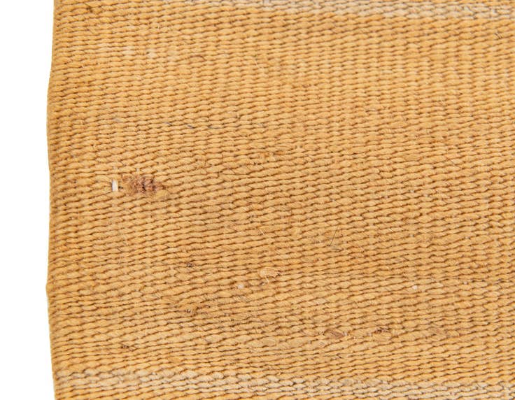 Detail image of 1' 6 x 1' 6 Hand Woven Pillow Wool Square Rug