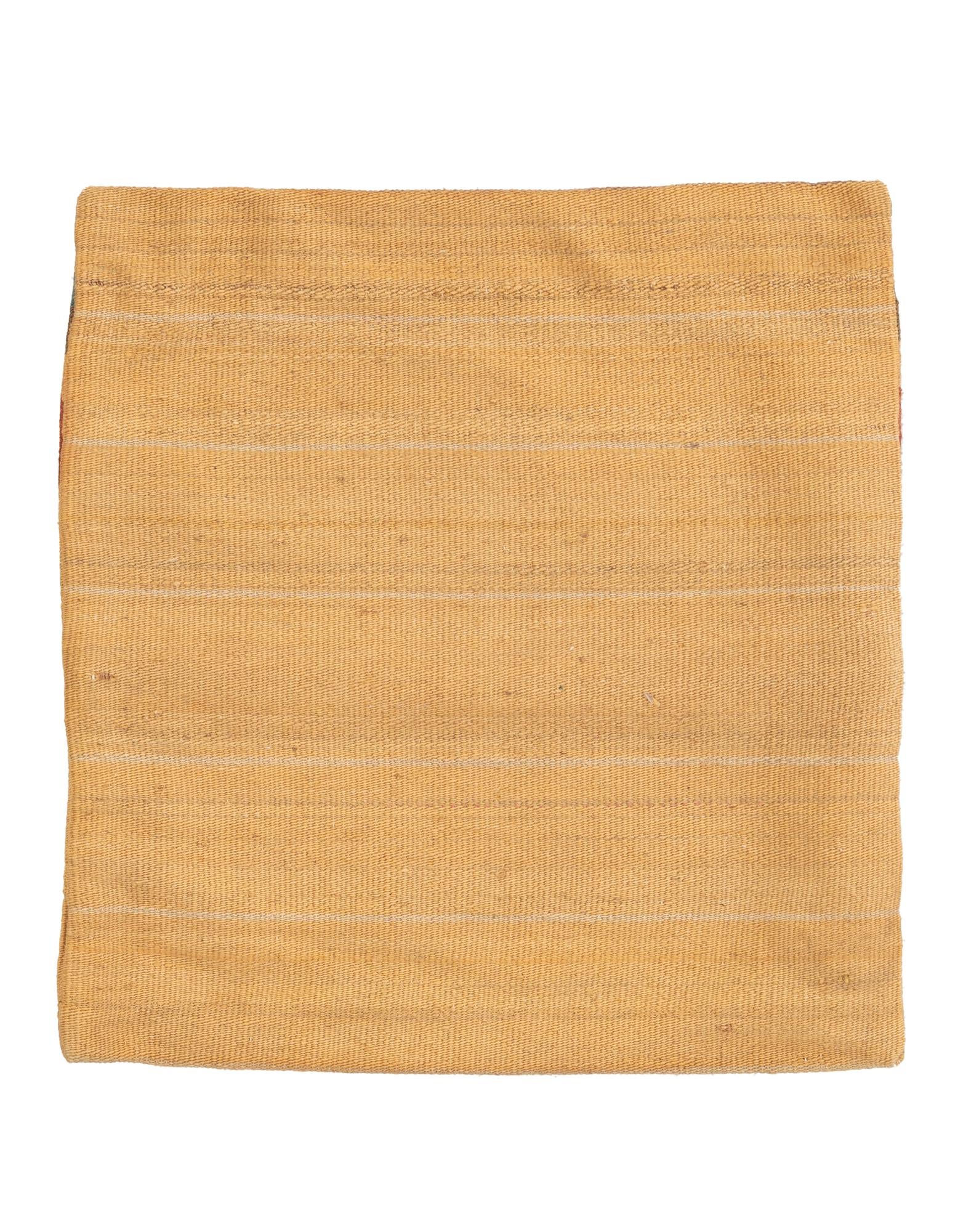 1' 6 x 1' 6 Hand Woven Pillow Wool Square Rug