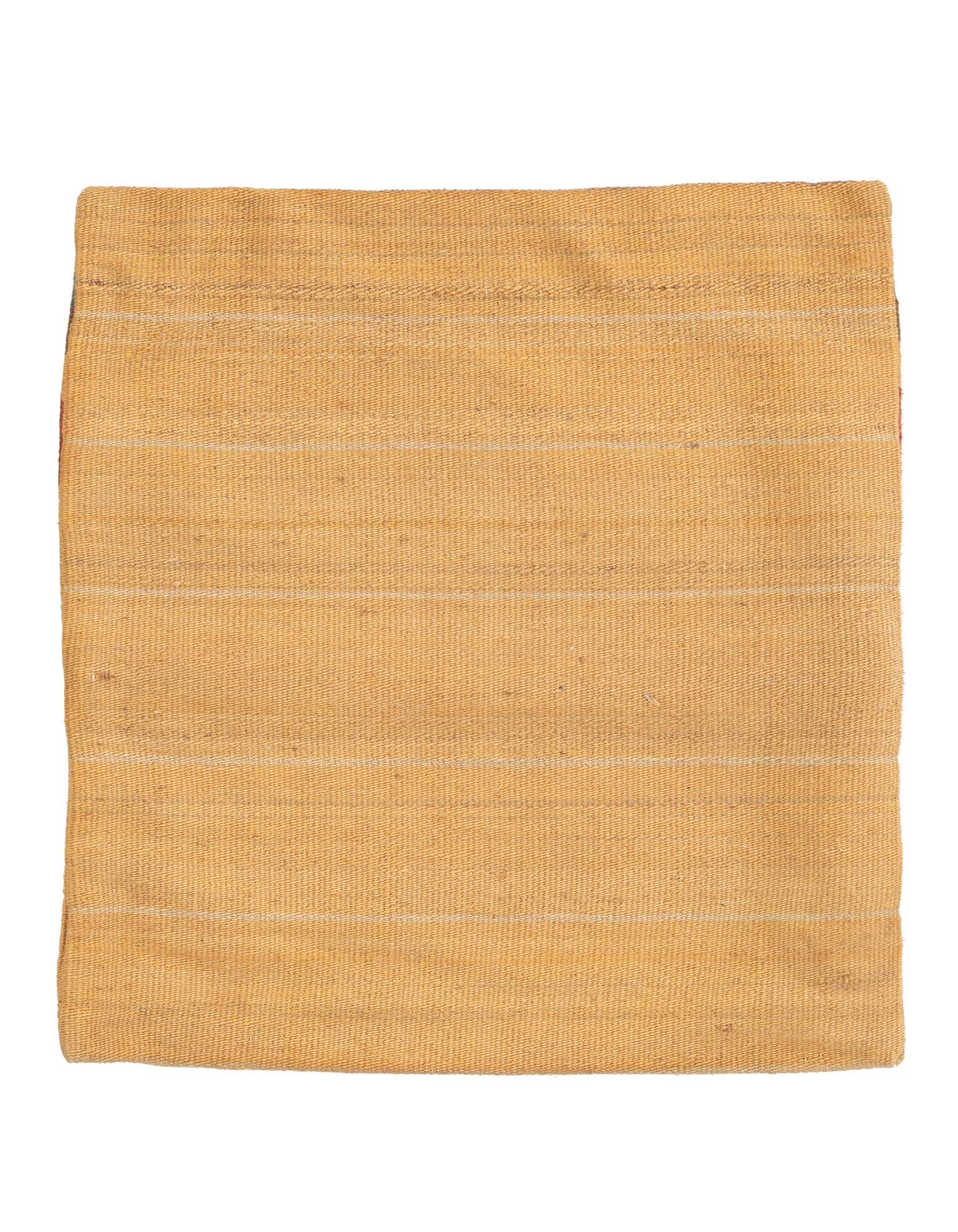 1' 6 x 1' 6 Hand Woven Pillow Wool Square Rug