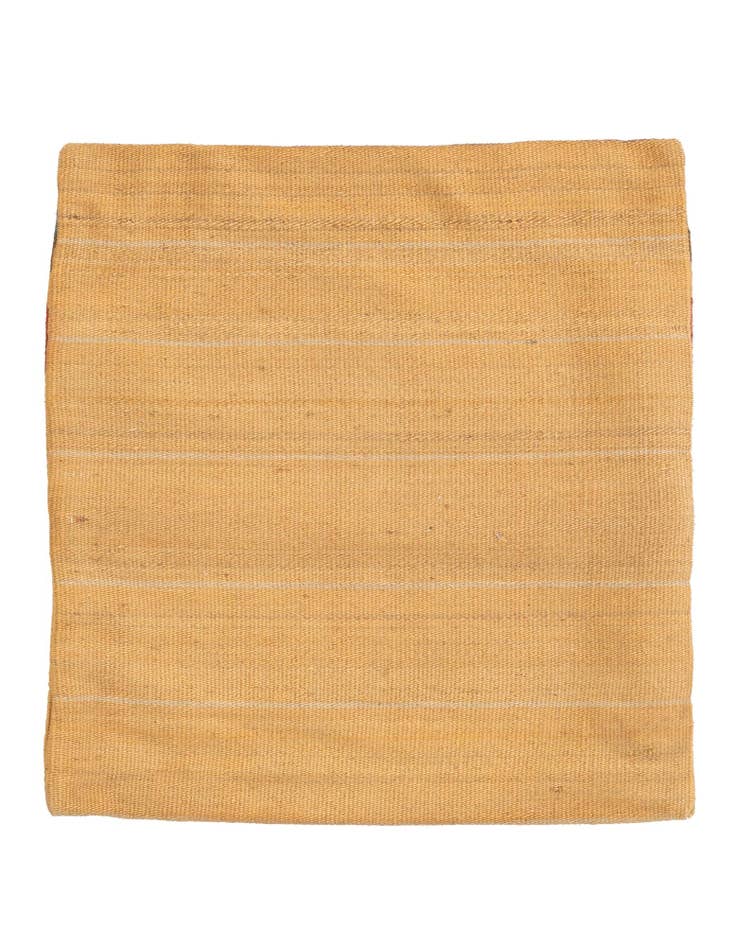 Detail image of 1' 6 x 1' 6 Hand Woven Pillow Wool Square Rug