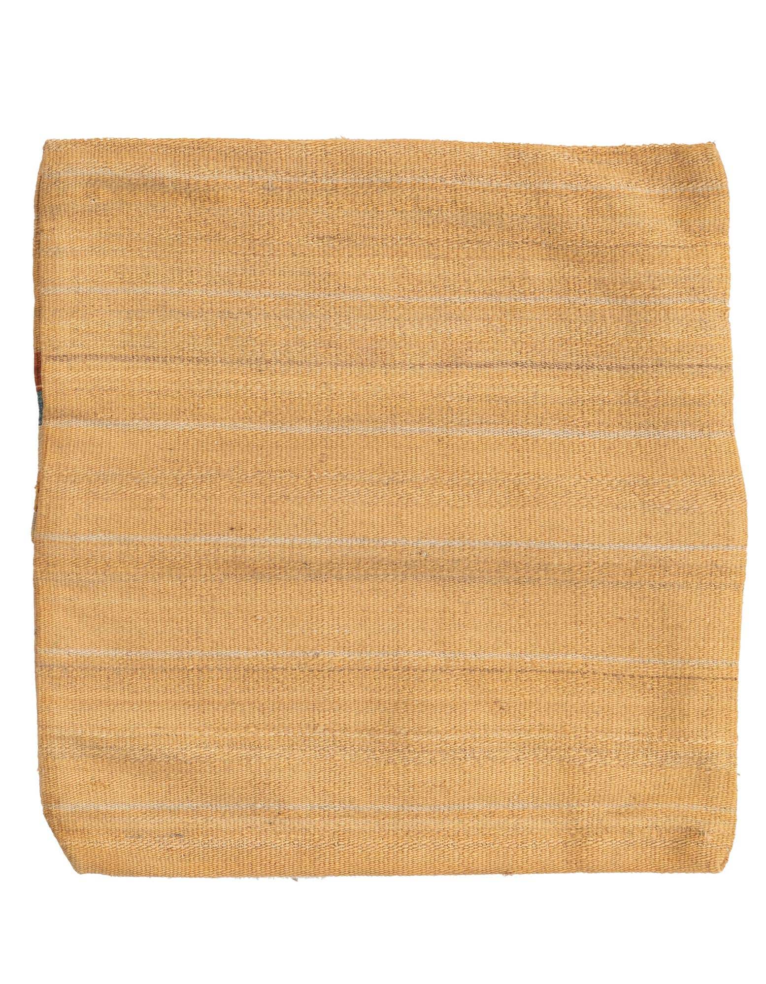 1' 7 x 1' 8 Hand Woven Pillow Wool Square Rug