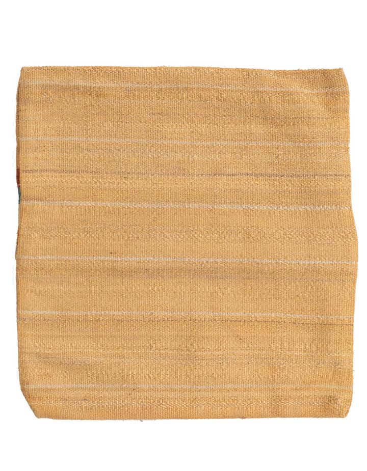 1' 7 x 1' 8 Hand Woven Pillow Wool Square Rug