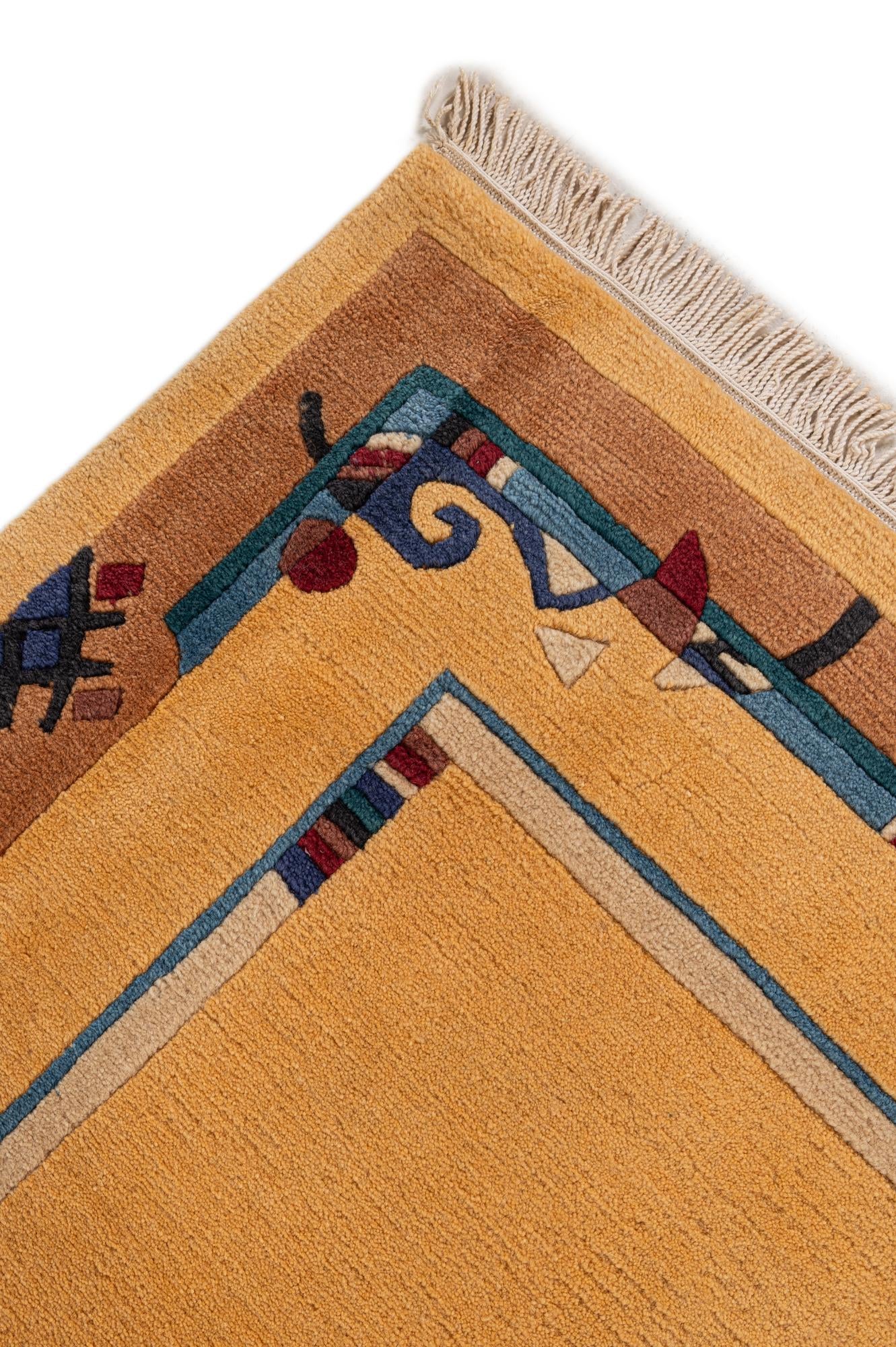 250cm x 255cm Hand Knotted Tibet Wool Square Rug