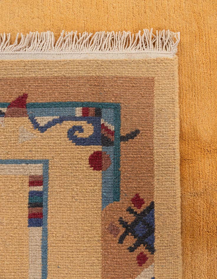 Detail image of 8' 2 x 8' 4  Hand Knotted Tibet Wool Square Rug