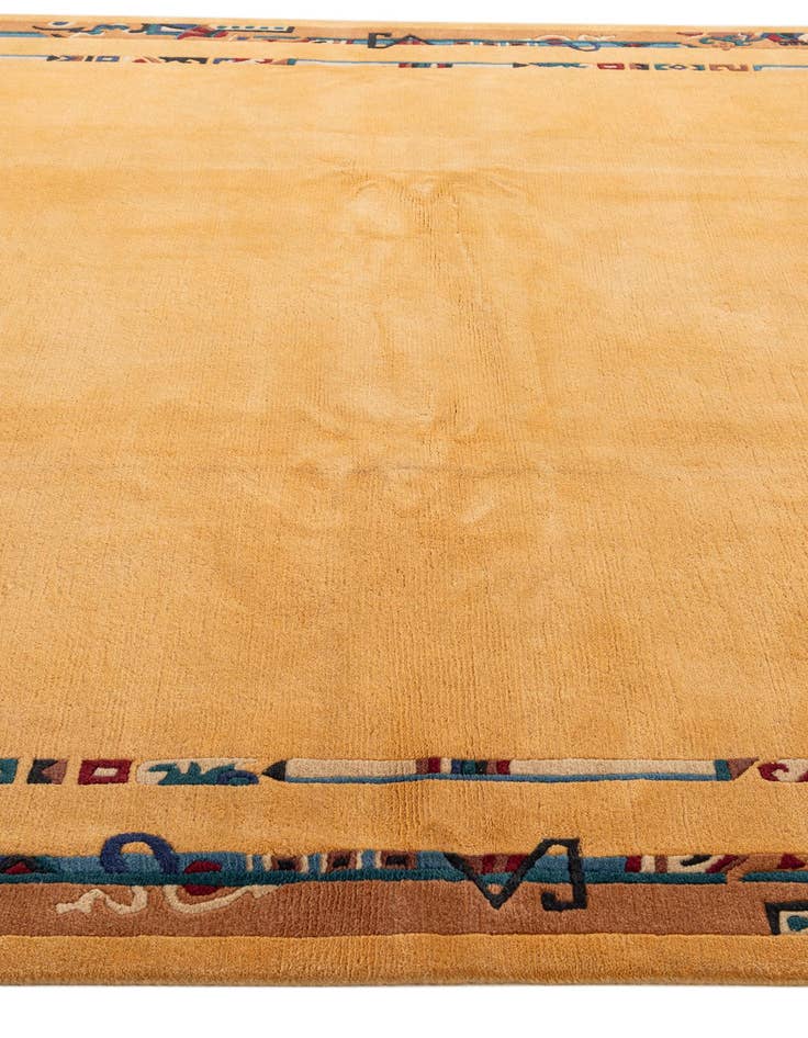 Detail image of 8' 2 x 8' 4  Hand Knotted Tibet Wool Square Rug