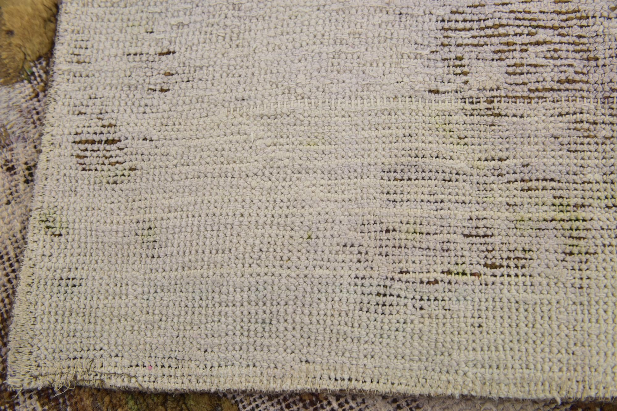 6' 2 x 6' 5 Hand Knotted Ultra Vintage Persian Wool Square Rug