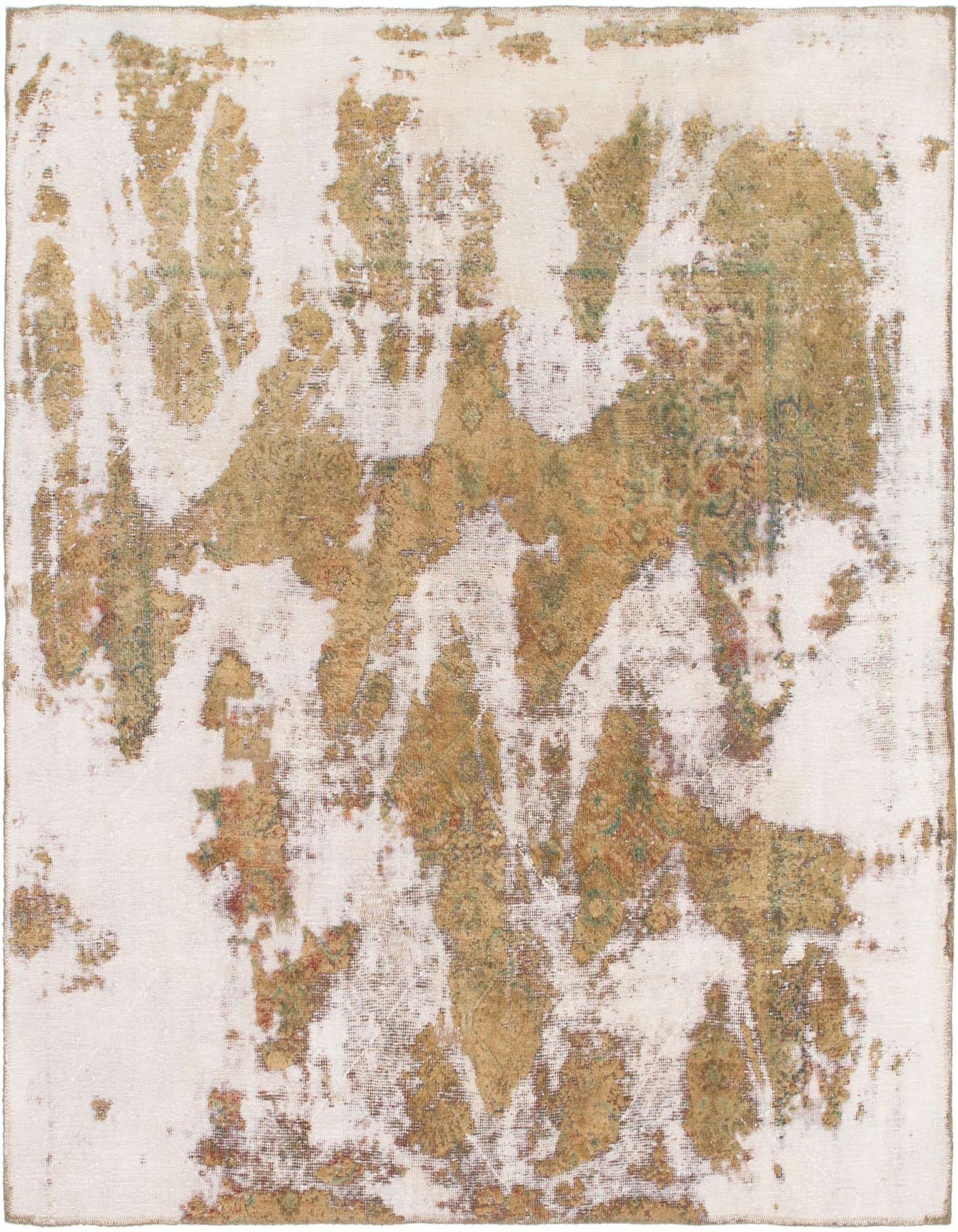 Primary image 6' 2 x 6' 5  Hand Knotted Ultra Vintage Persian Wool Square Rug