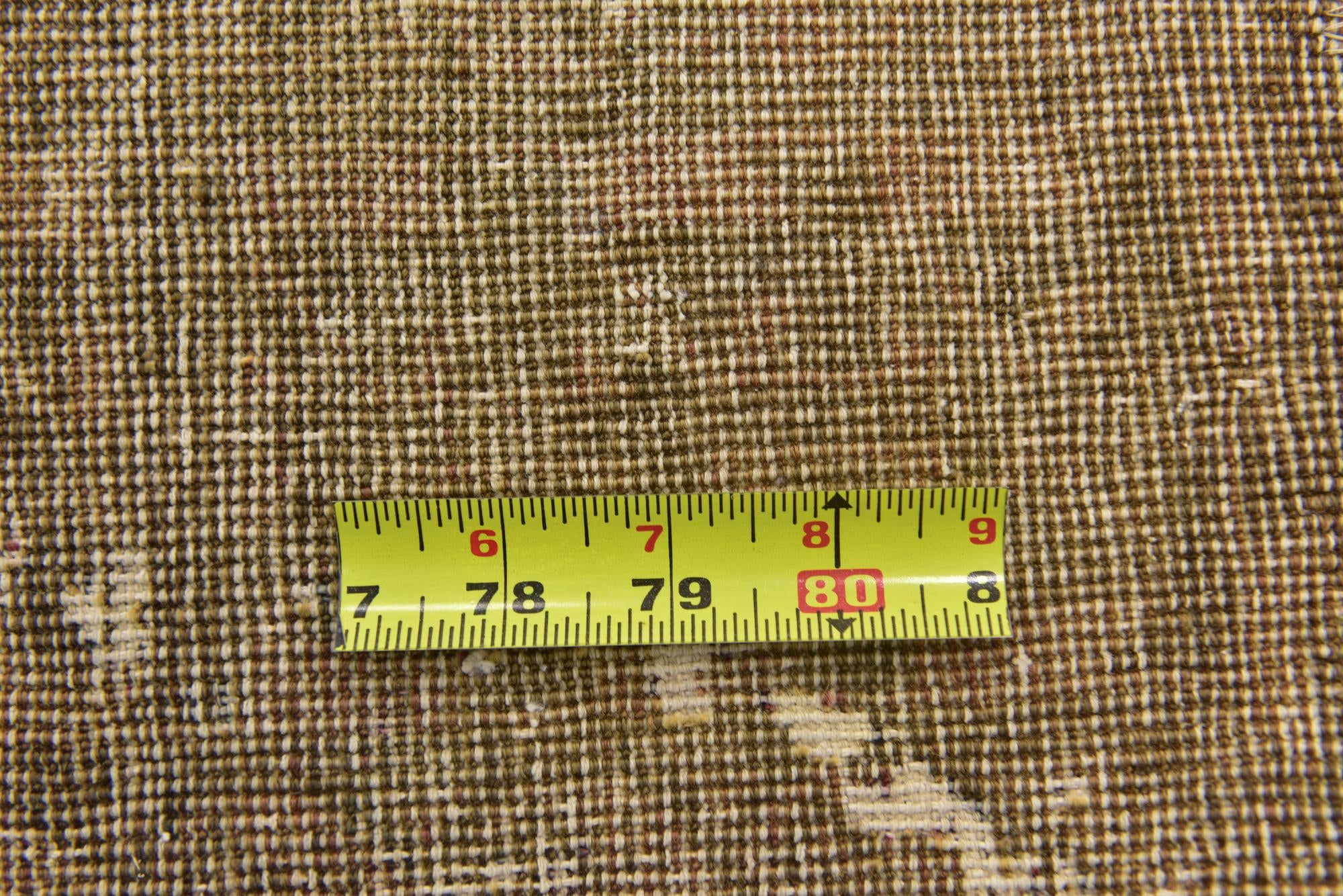3' 2 x 3' 5 Hand Knotted Ultra Vintage Persian Wool Square Rug