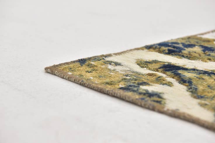 Detail image of 6' 6 x 7' 8 Hand Knotted Ultra Vintage Persian Wool Square Rug