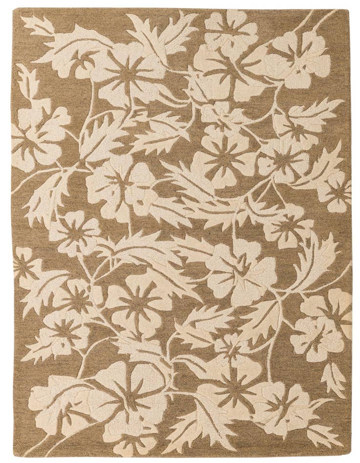 Detail image of 5' x 7' 5 Agra Wool Rug