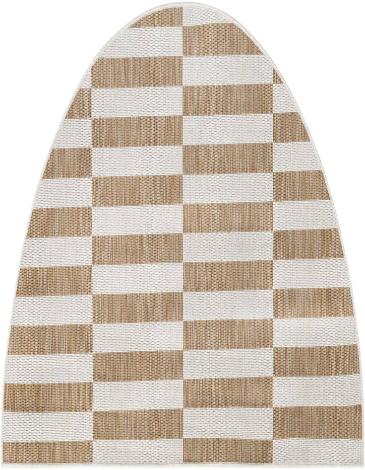 Detail image of 3' x 6' Easy-Clean Ribbon Indoor / Outdoor Hearth Rug