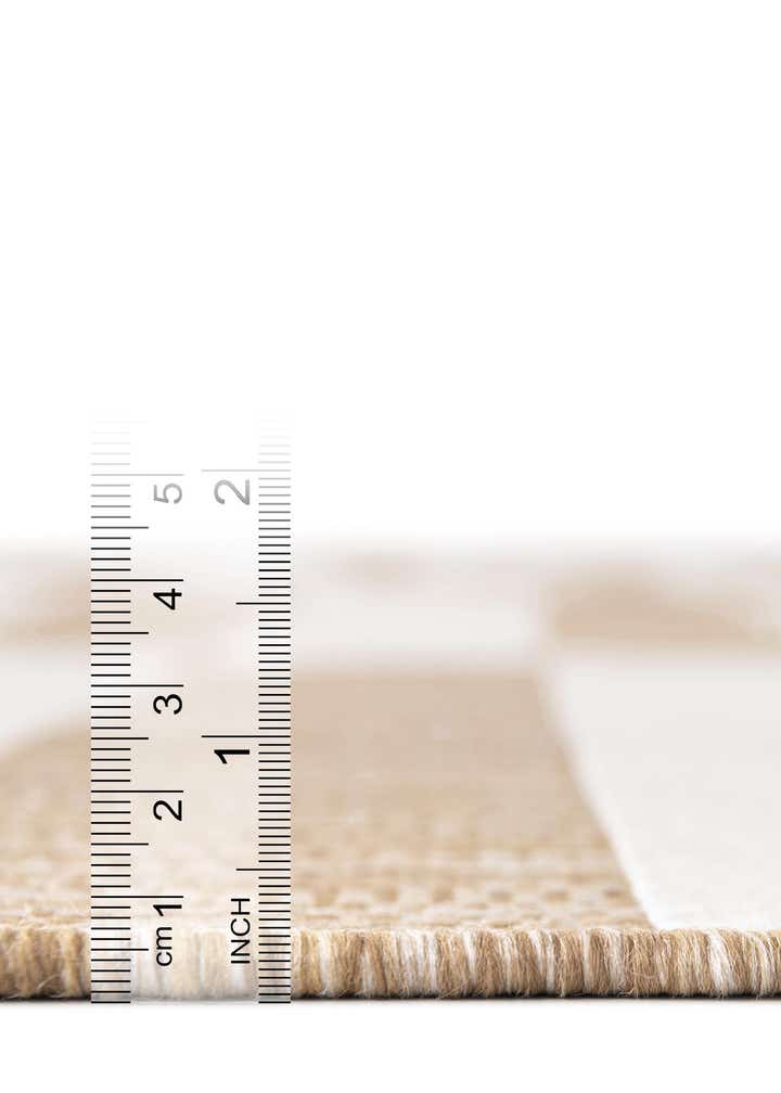 3' x 6' Easy-Clean Striped Indoor / Outdoor Hearth Rug