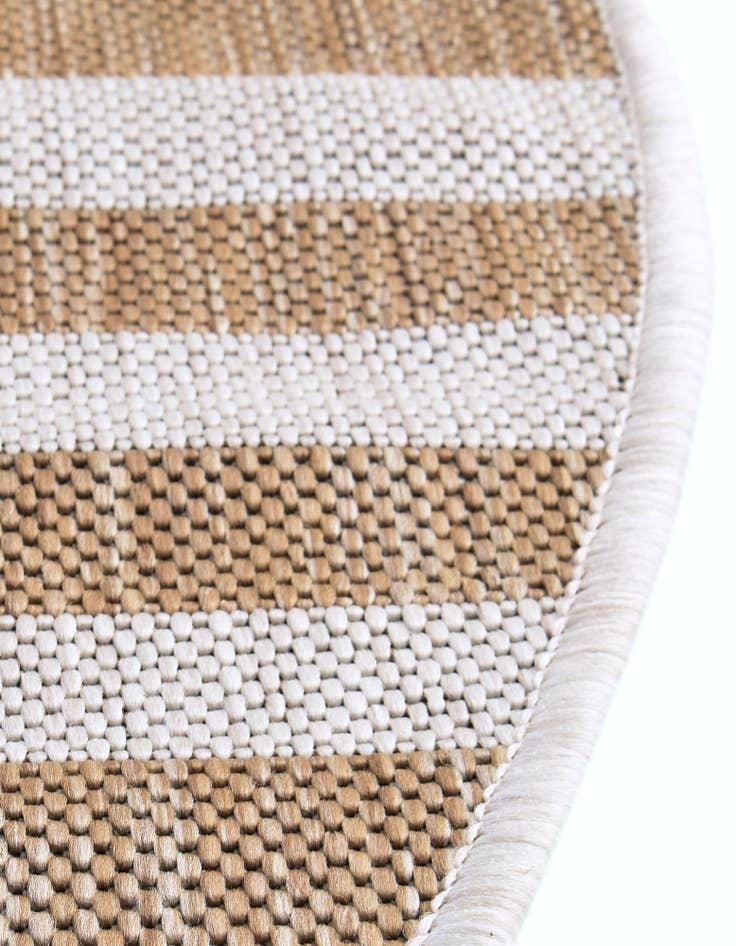 Detail image of 3' x 6' Easy-Clean Striped Indoor / Outdoor Hearth Rug