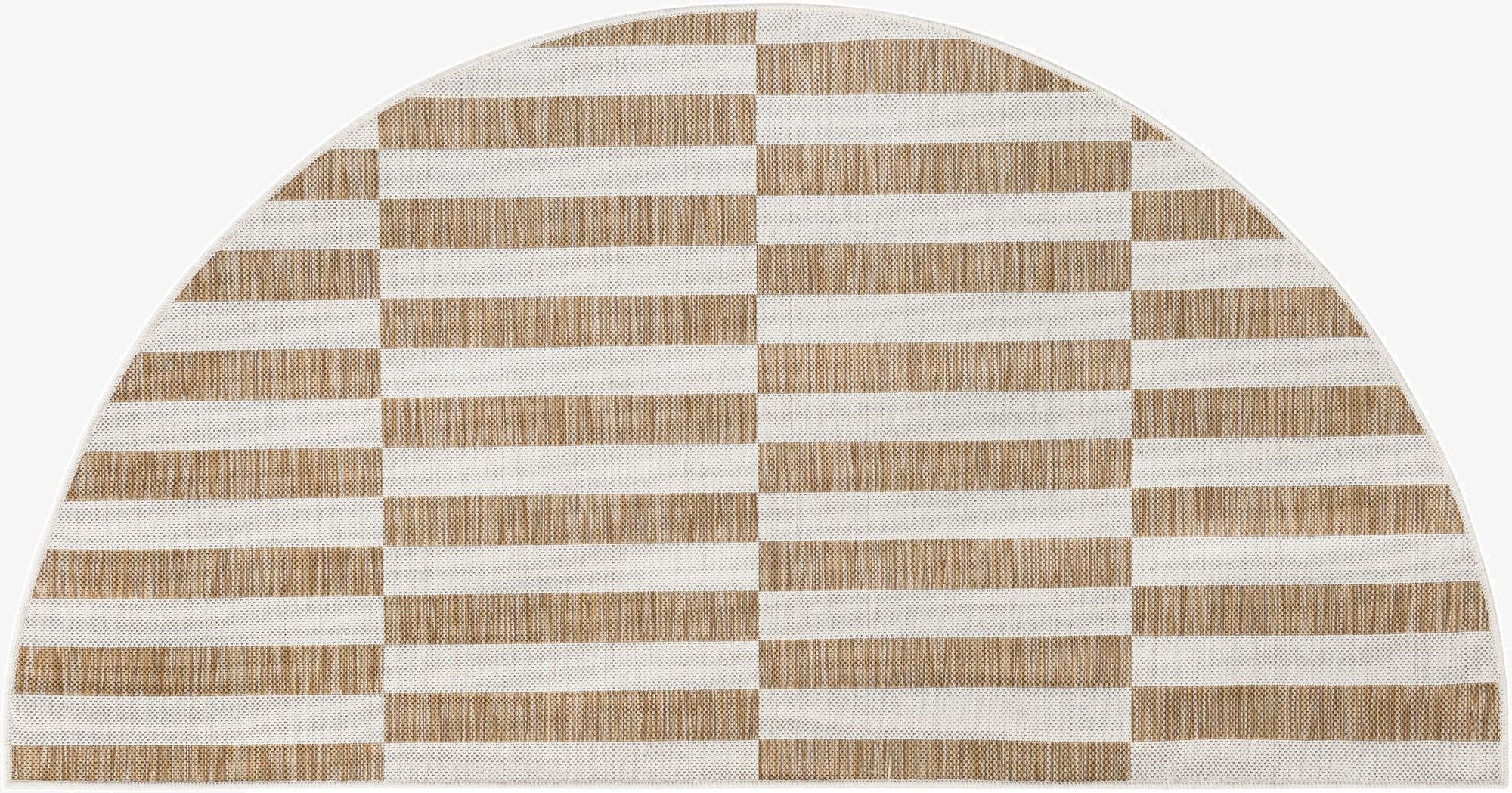 3' x 6'  Washable Striped Indoor / Outdoor Hearth Rug