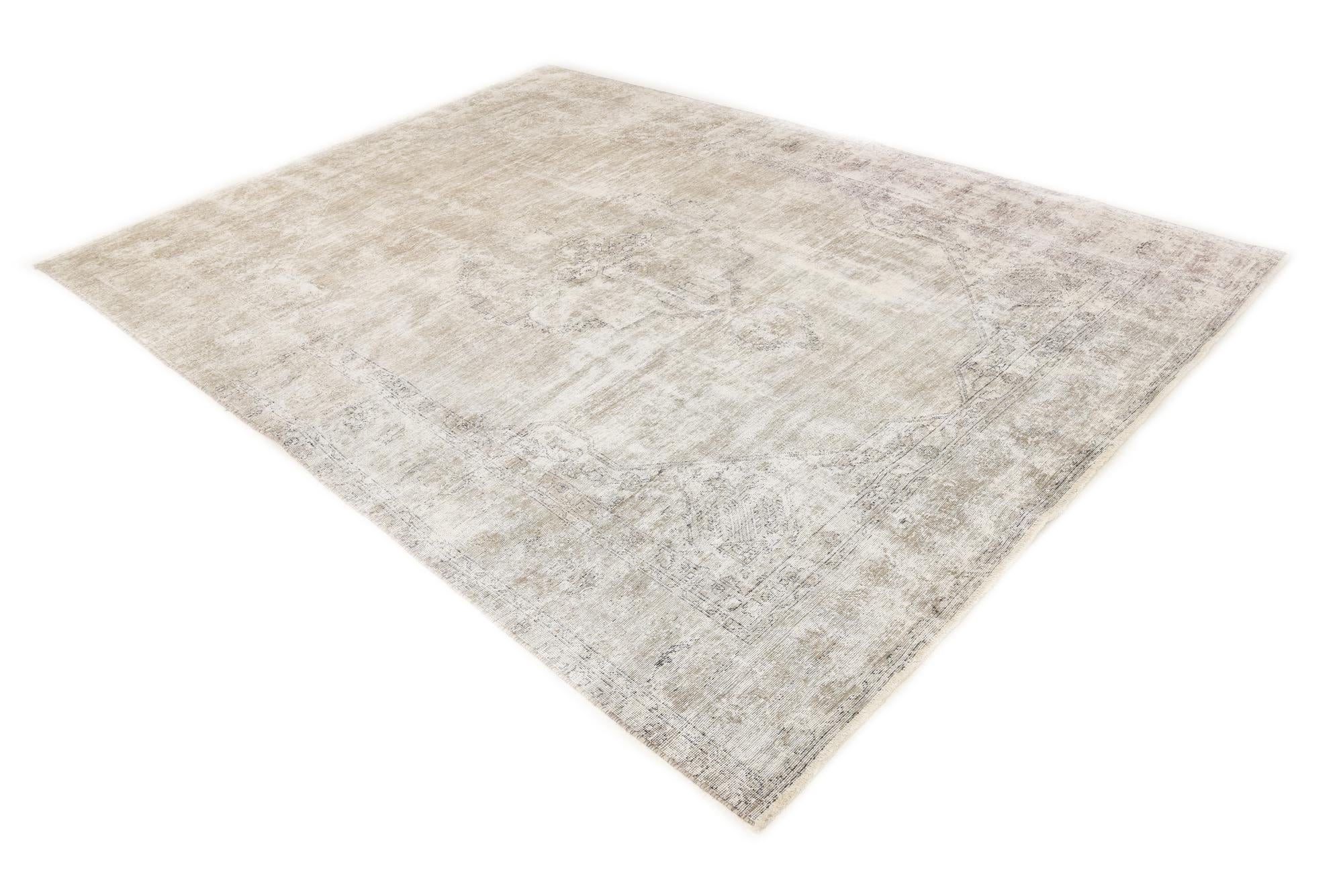 7' 8 x 10' 9 Hand Knotted Ultra Vintage Persian Wool Rug