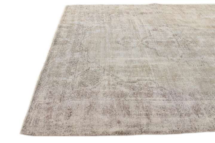7' 8 x 10' 9 Hand Knotted Ultra Vintage Persian Wool Rug